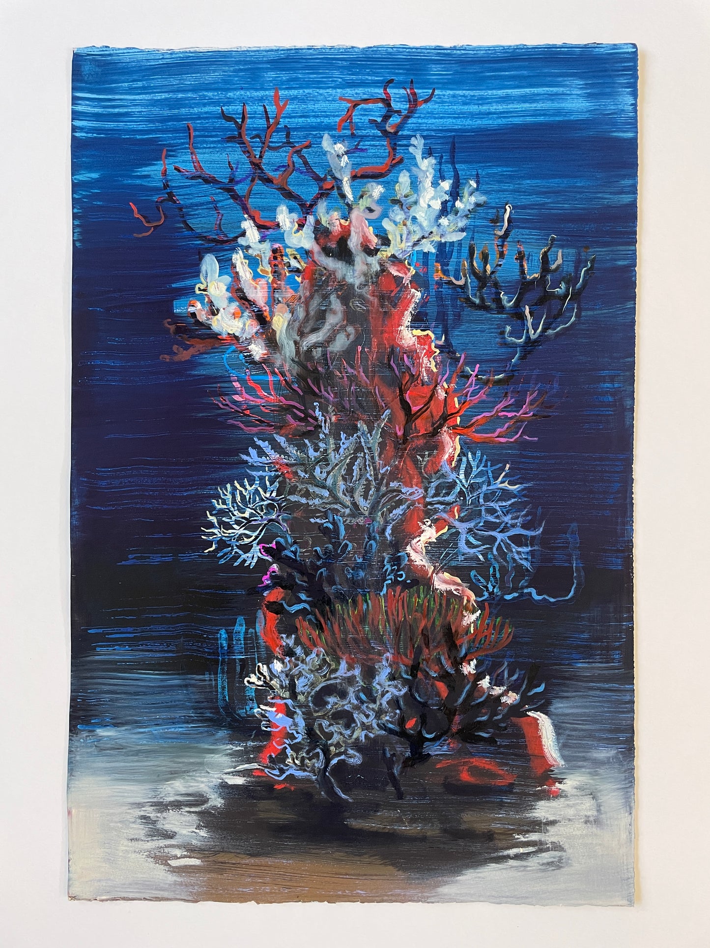 Nicola Bealing, Dead-man’s Fingers, Coral Rock / Deep Prussian, 2023