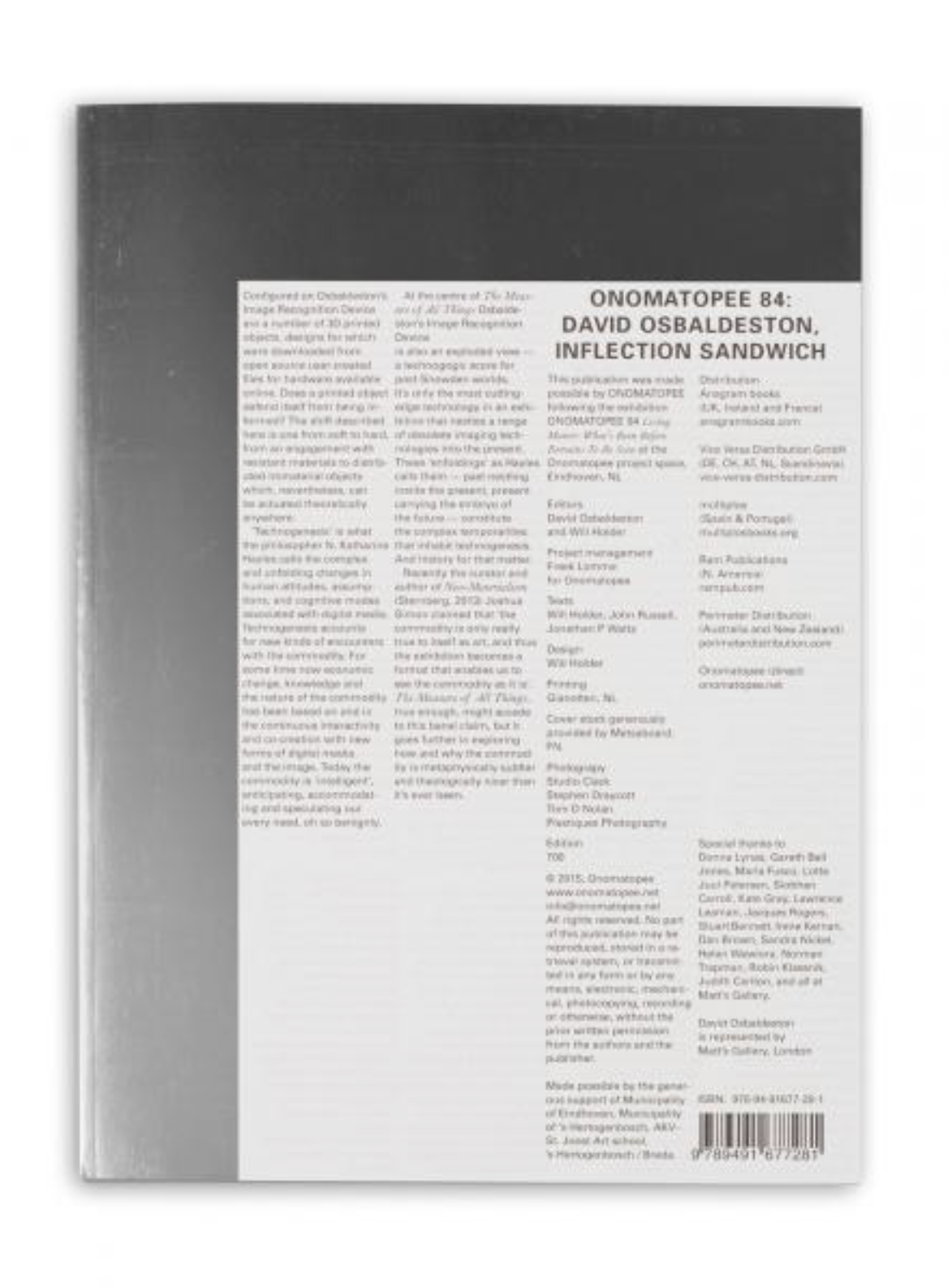 David Osbaldeston, Onomatopee 84: David Osbaldeston