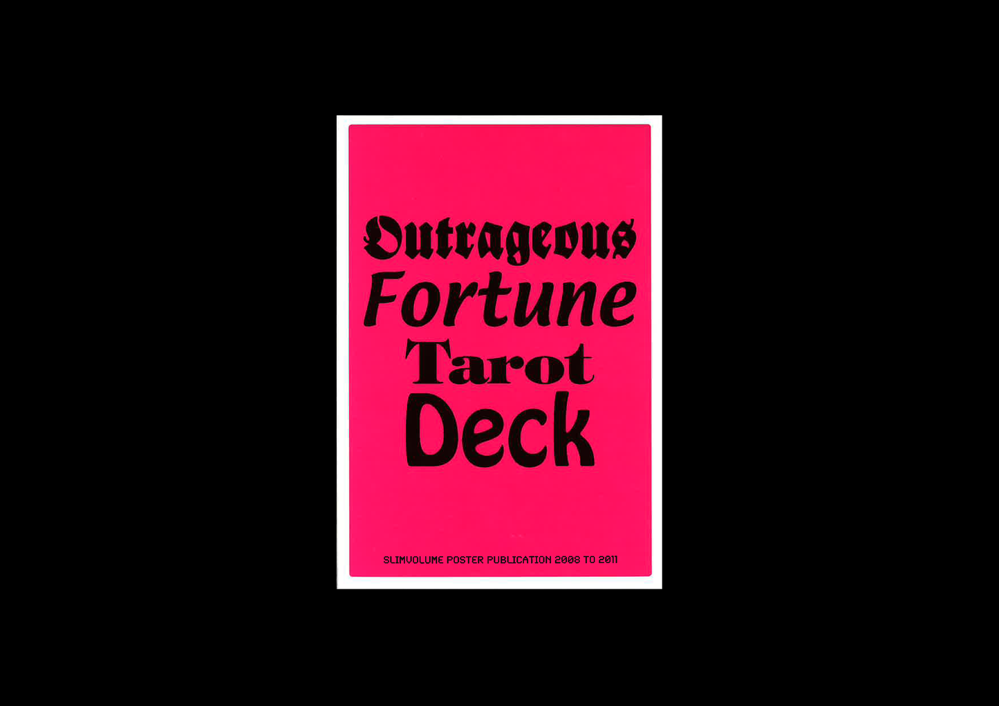 Sara De Bondt, Arnaud Desjardin, Graham Fagen, Susan Hiller, Fraser Muggeridge, Mike Nelson, Lindsay Seers, Suzanne Treister, Outrageous Fortune Tarot Deck, 2008-2011